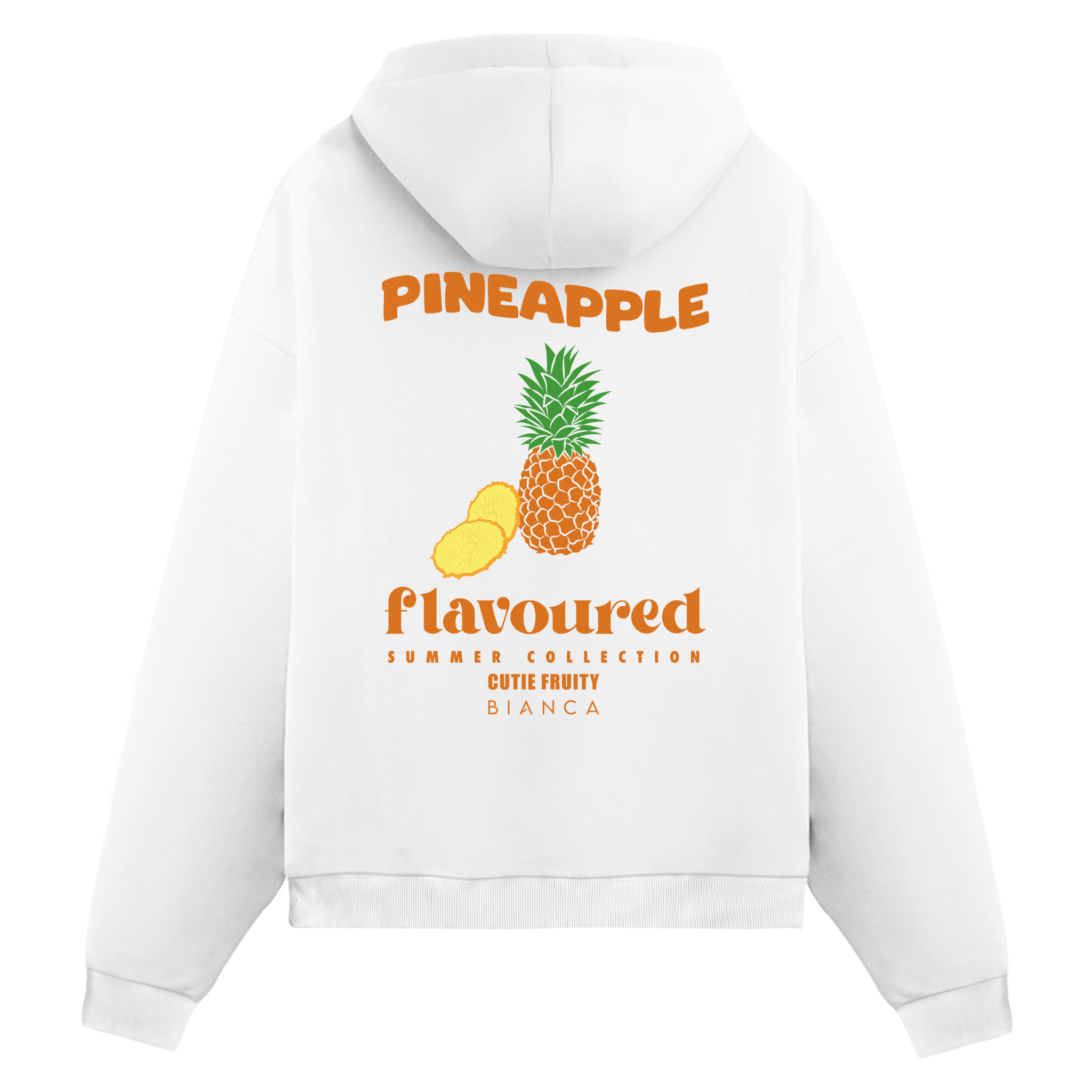 Women Premium Drawing Pineapple Hoodie Dress Print