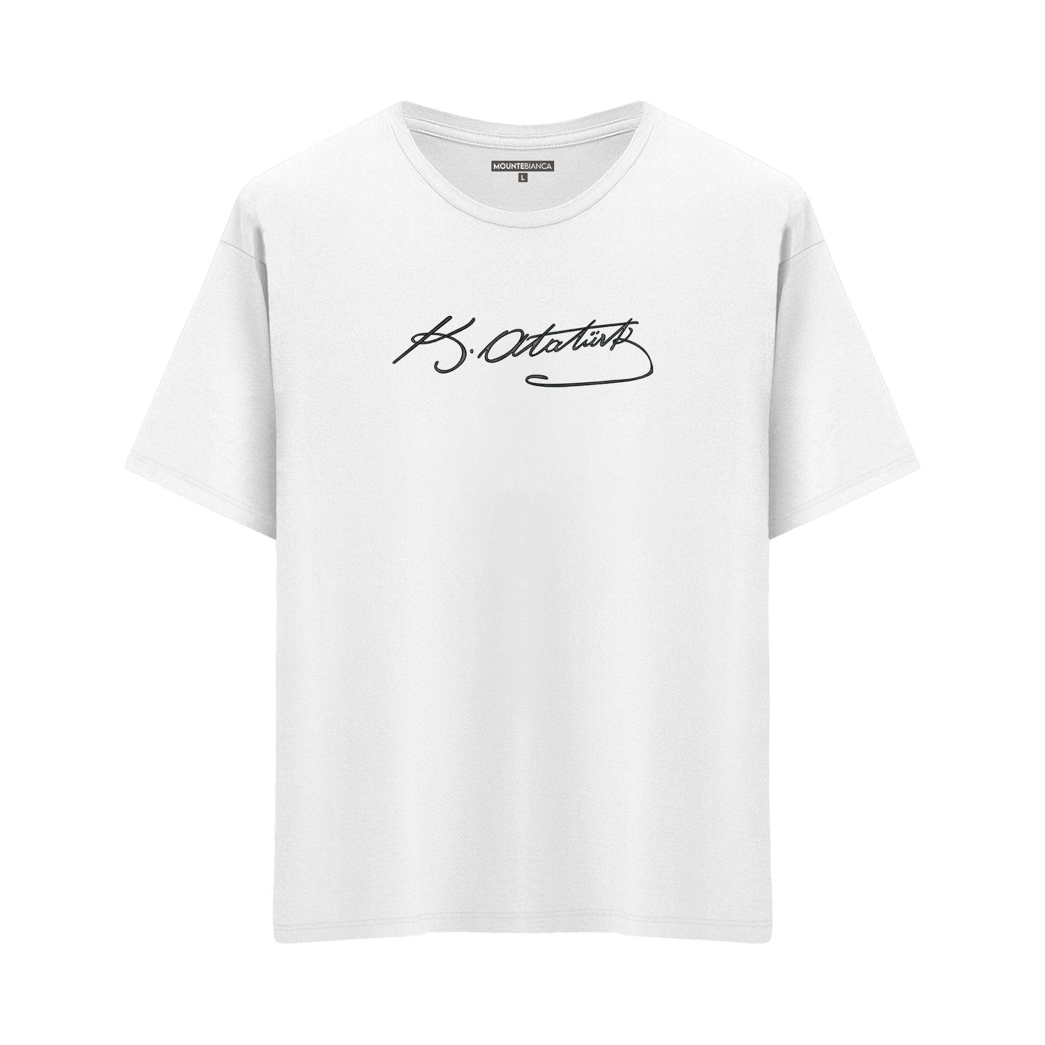 Mandala Atatürk İmzası - Oversize T-shirt