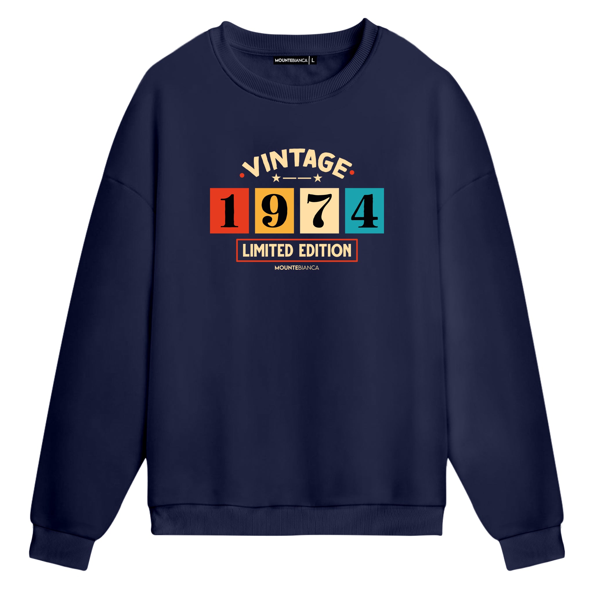 Sweat à Capuche Vintage 1974 - Édition Limitée Pour 49e Anniversaire (homme Et Femme, 241g, Coupe Classique)