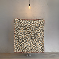 Leopar Desenli Polar Tv Battaniyesi