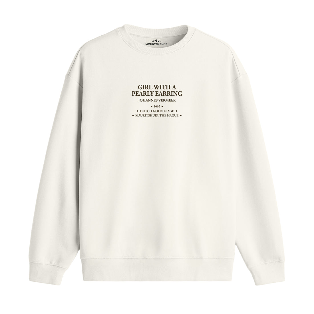 Girl with a Pearl Earring - Premium Sweatshirt