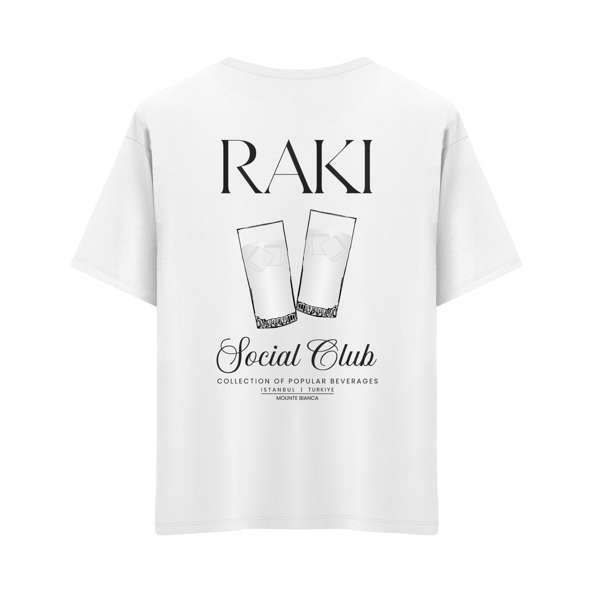 Adam Raki Merch Rakı - Oversize T-shirt