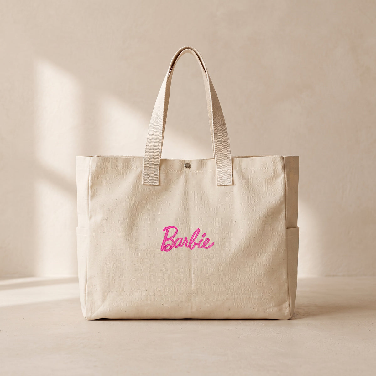 Barbie - Çıtçıtlı Tote Bag
