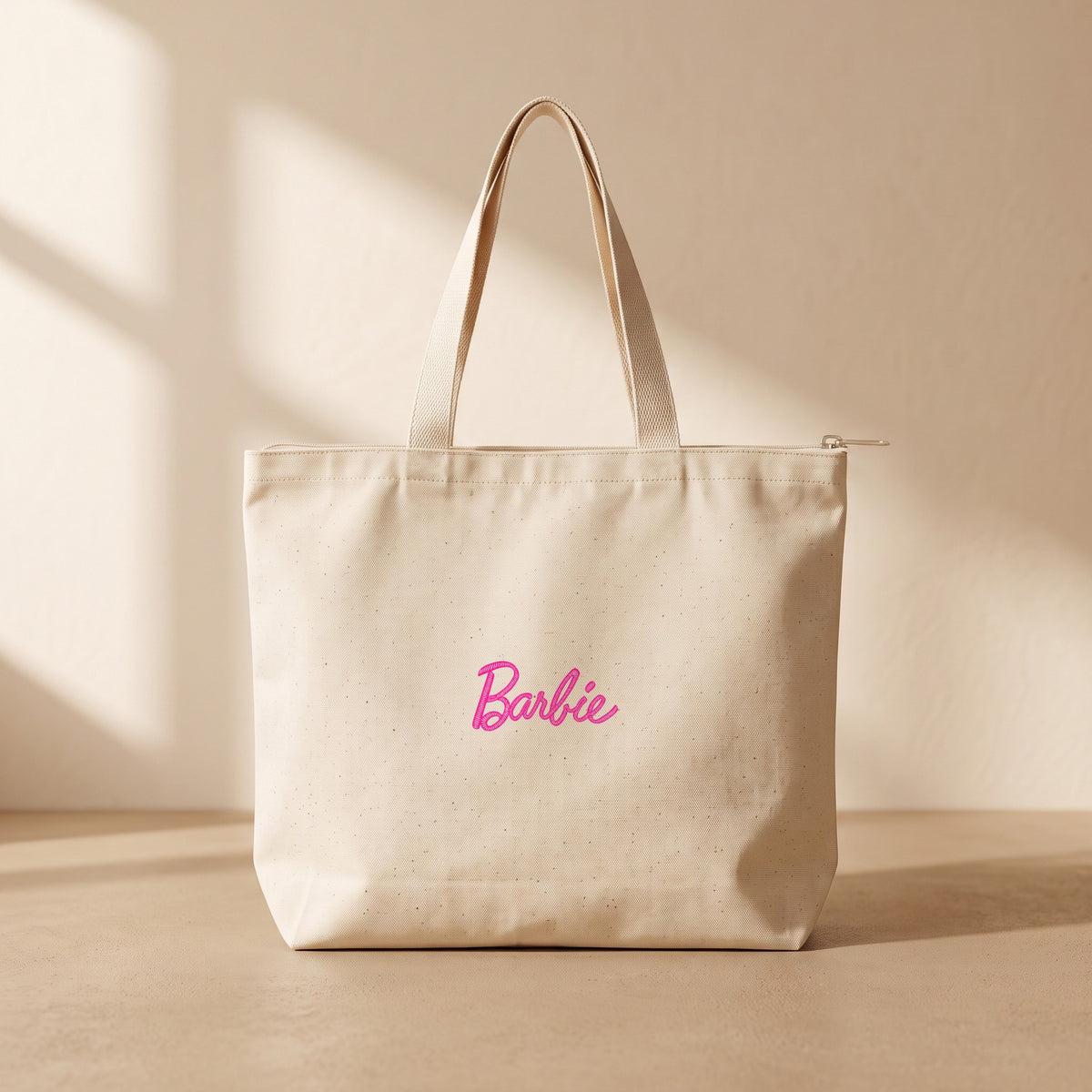 Barbie - Fermuarlı Tote Bag