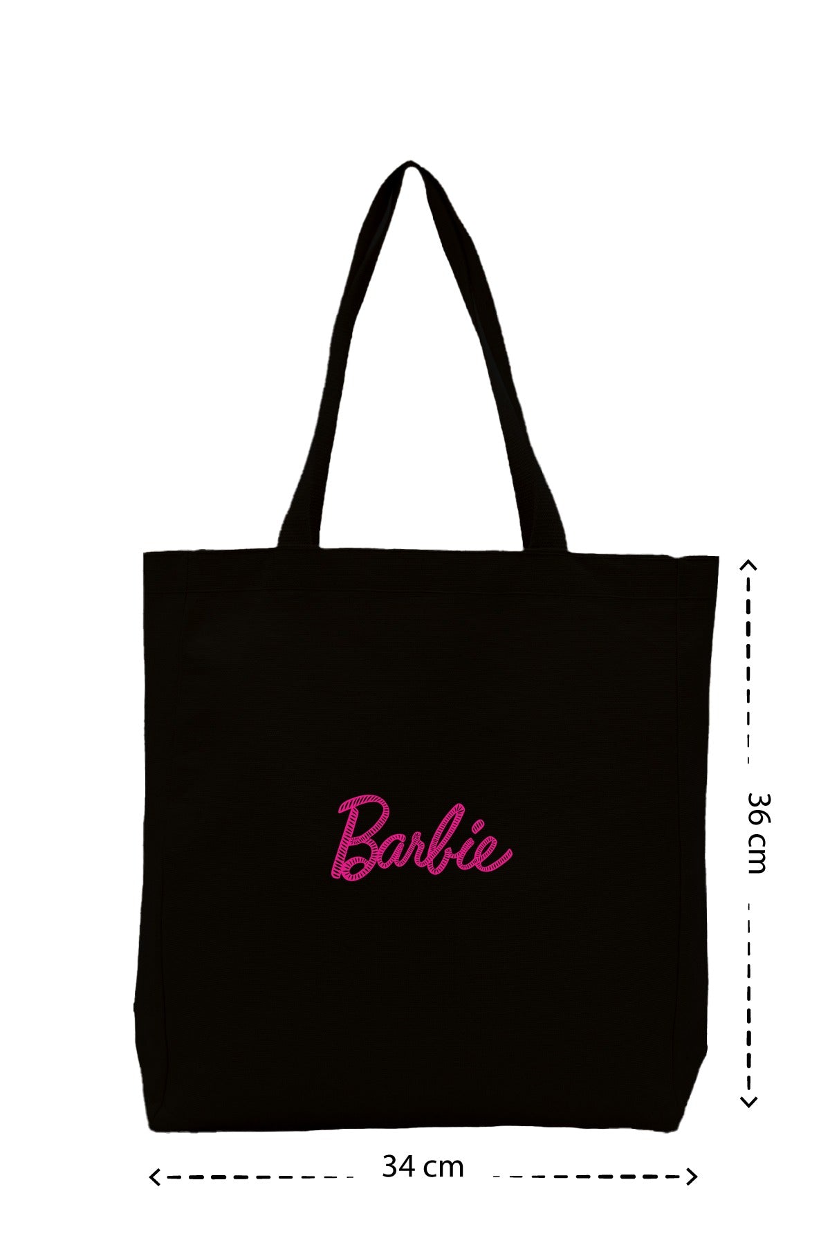 Barbie - Kanvas Çanta - Siyah