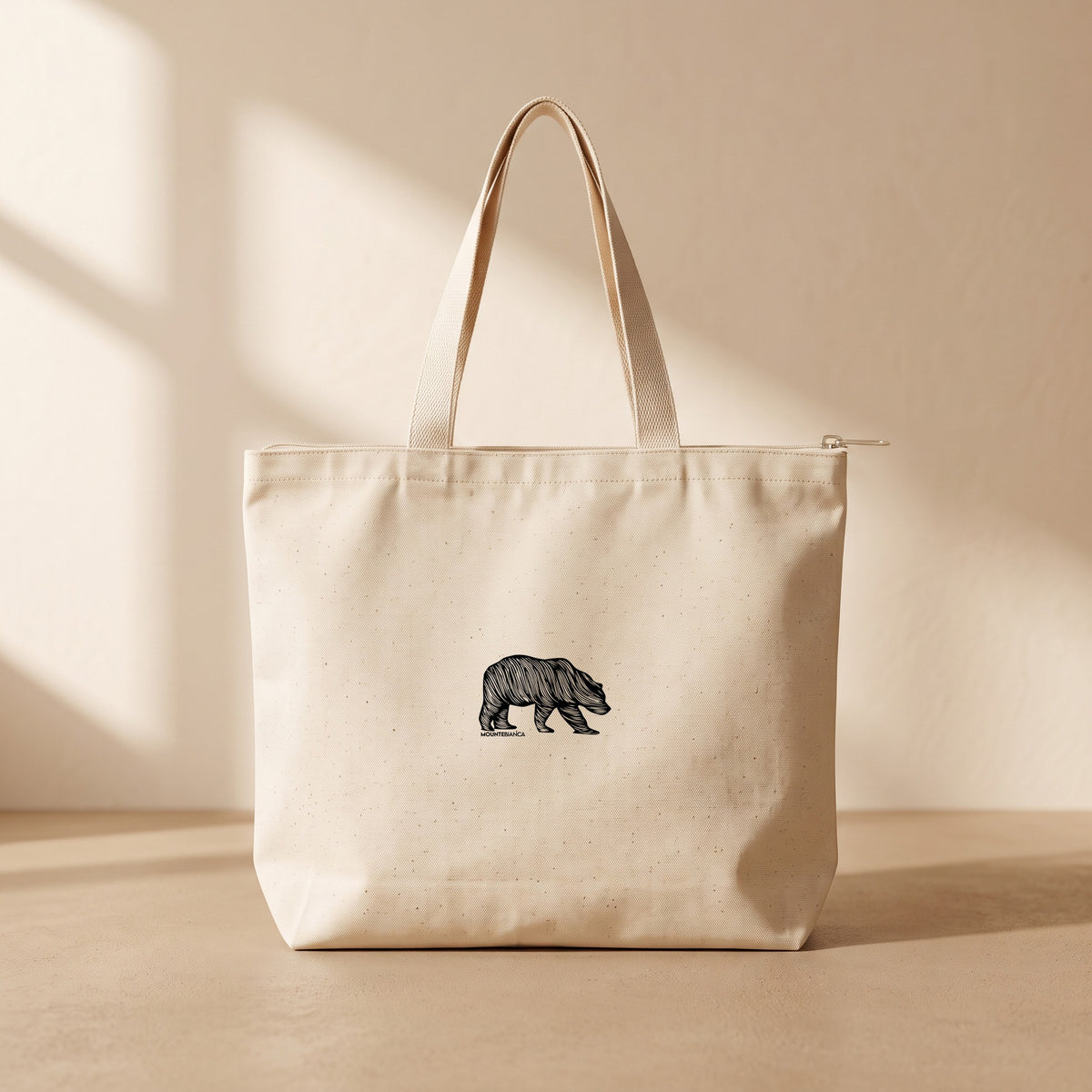 Bear - Fermuarlı Tote Bag