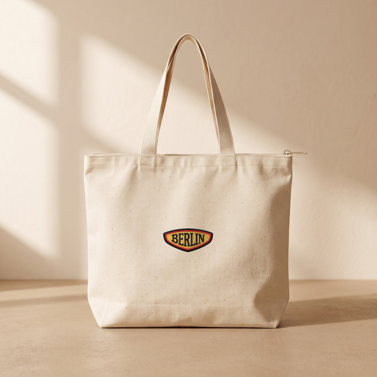 Berlin Patch - Fermuarlı Tote Bag