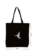 Bird II - Kanvas Çanta - Siyah