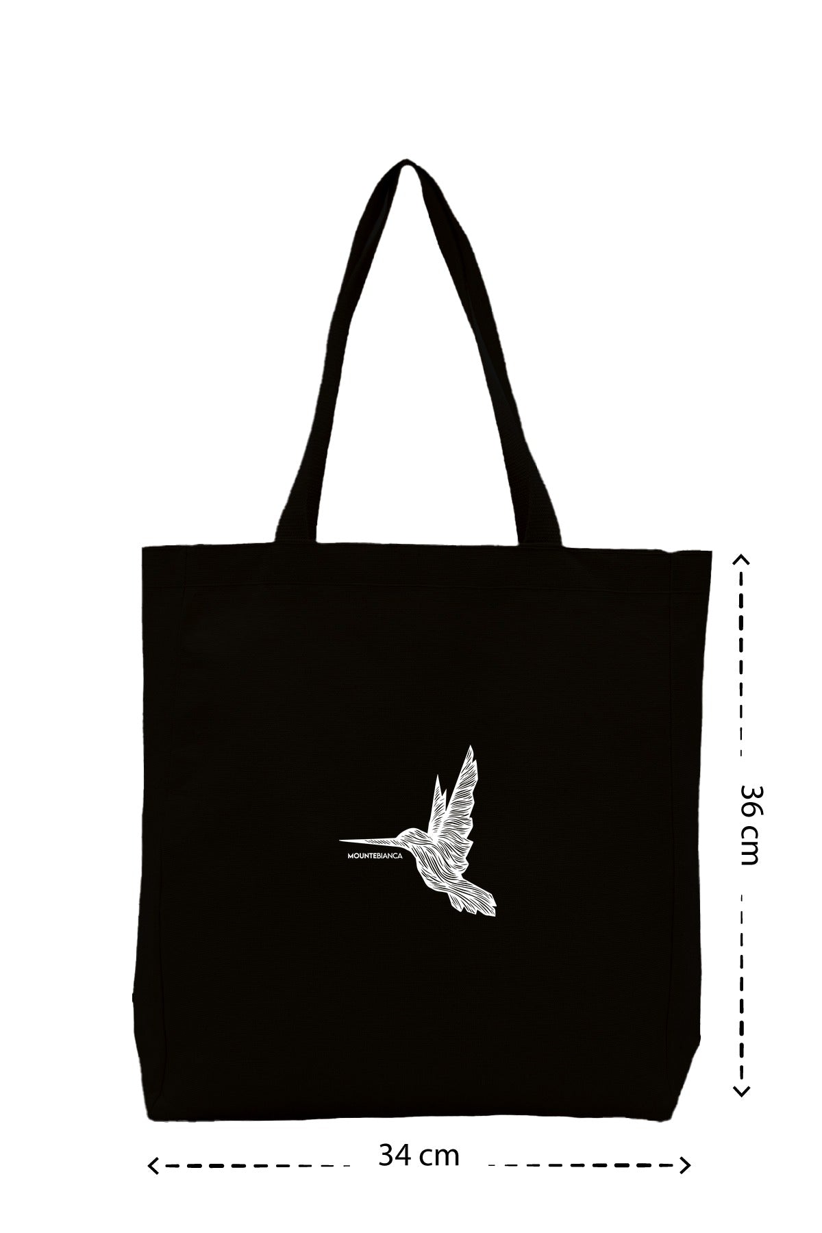 Bird II - Kanvas Çanta - Siyah