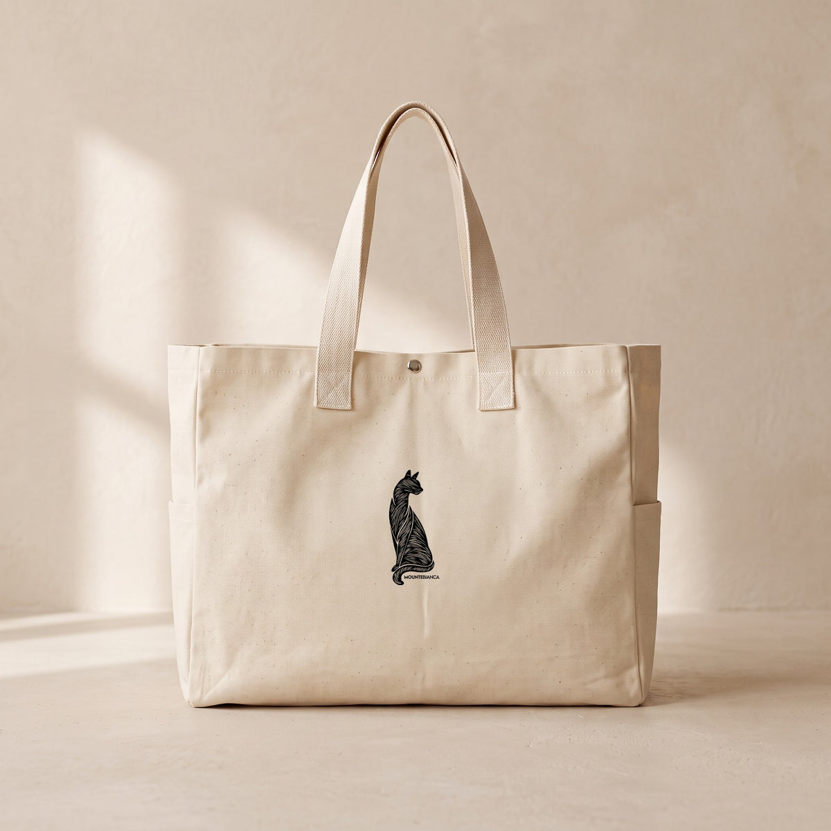 Cat III - Çıtçıtlı Tote Bag