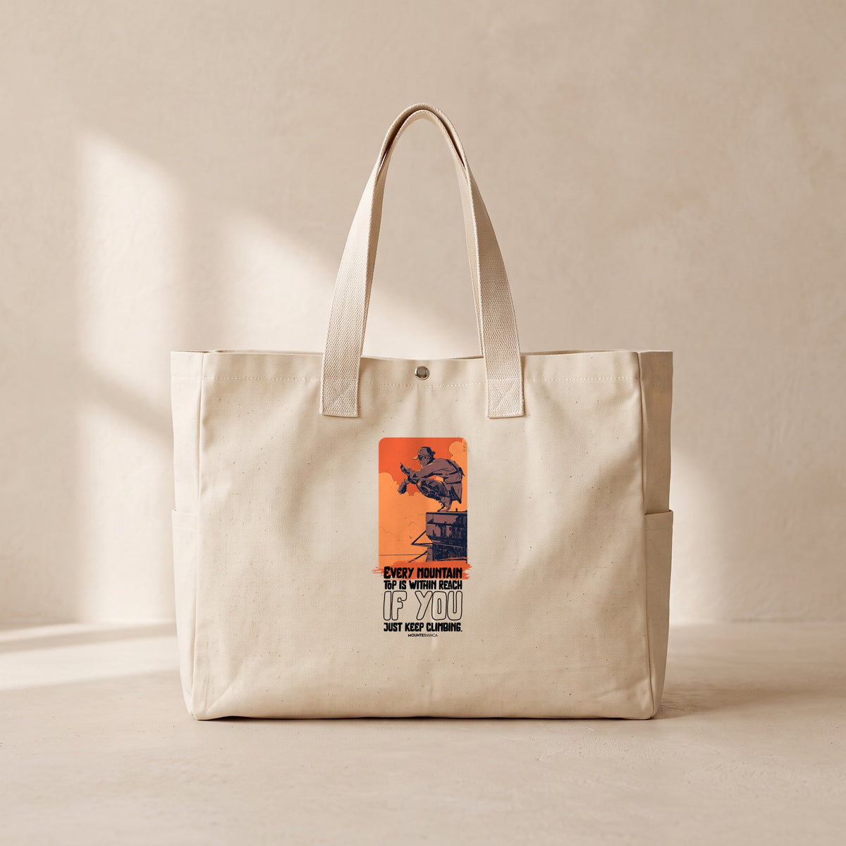 Climbing - Çıtçıtlı Tote Bag