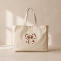 Crema Bow - Çıtçıtlı Tote Bag