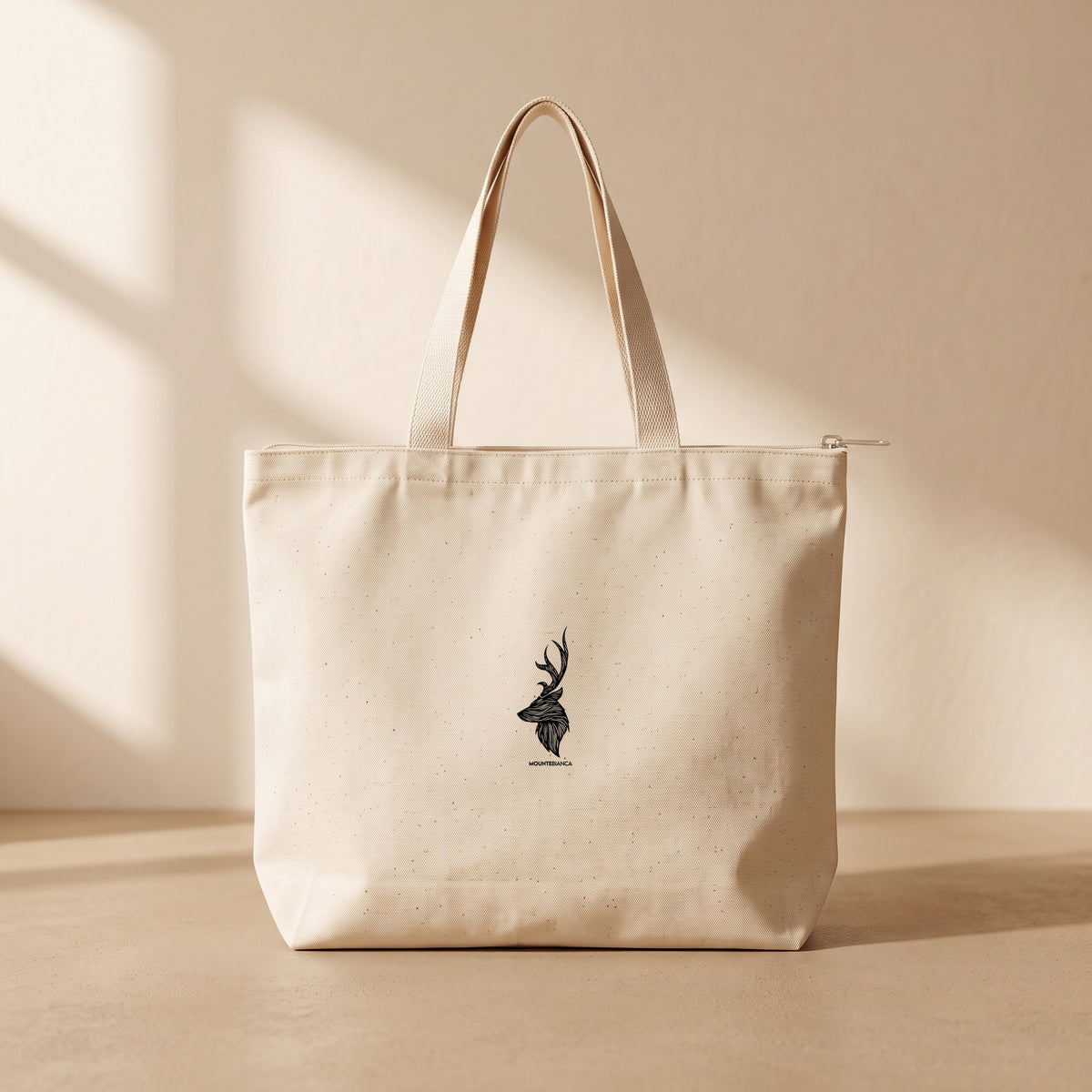 Deer II - Fermuarlı Tote Bag