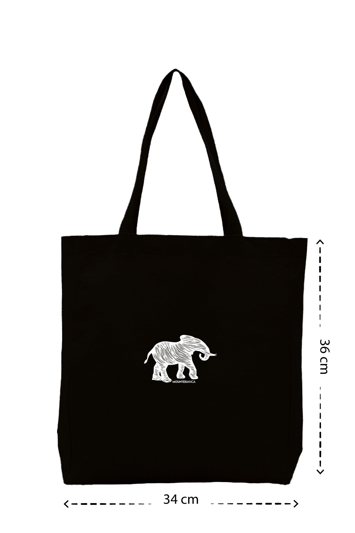 Elephant - Kanvas Çanta - Siyah