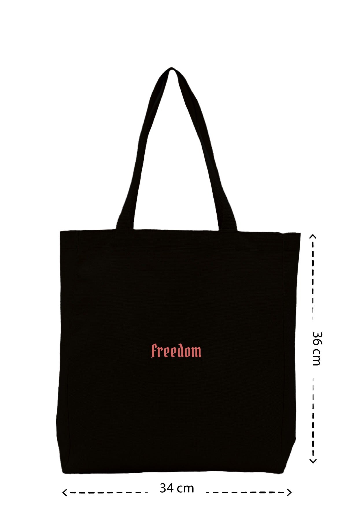 Freedom - Kanvas Çanta - Siyah