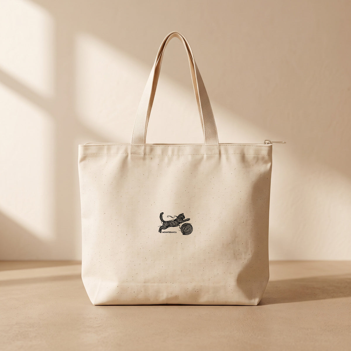 Gatto - Fermuarlı Tote Bag
