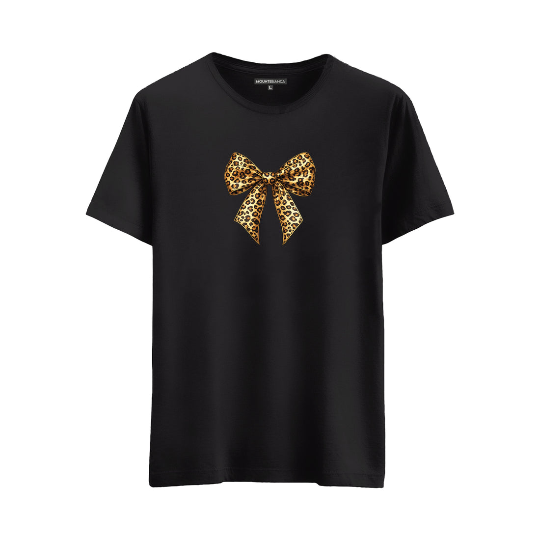 Leopard Bow - Regular Fit T-Shirt