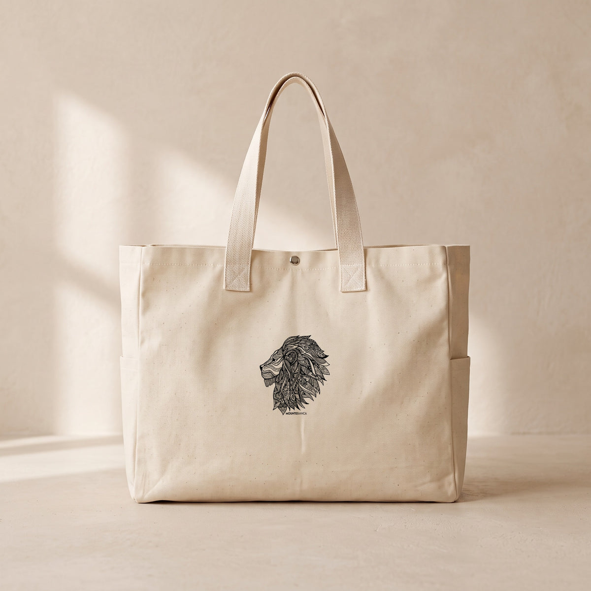 Lion - Çıtçıtlı Tote Bag
