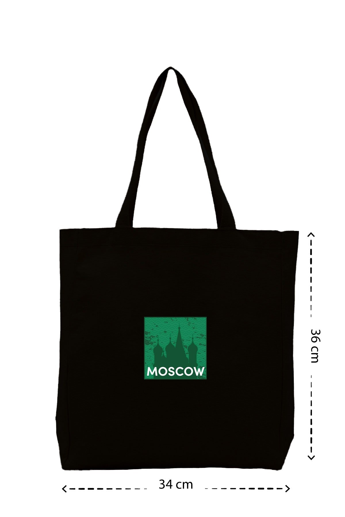 Moscow - Kanvas Çanta - Siyah