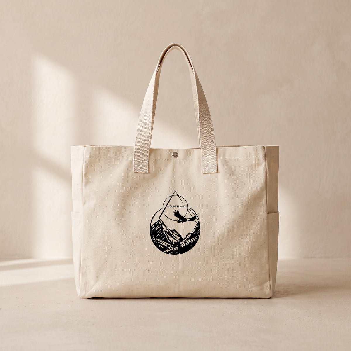 Mounte - Çıtçıtlı Tote Bag