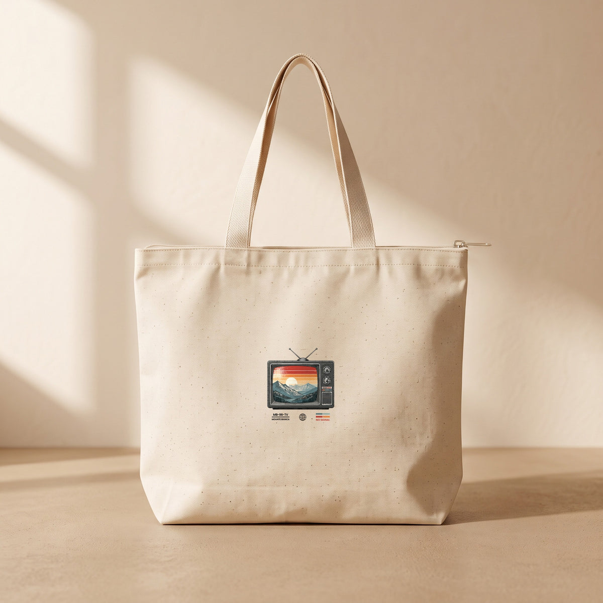 No Signal - Fermuarlı Tote Bag