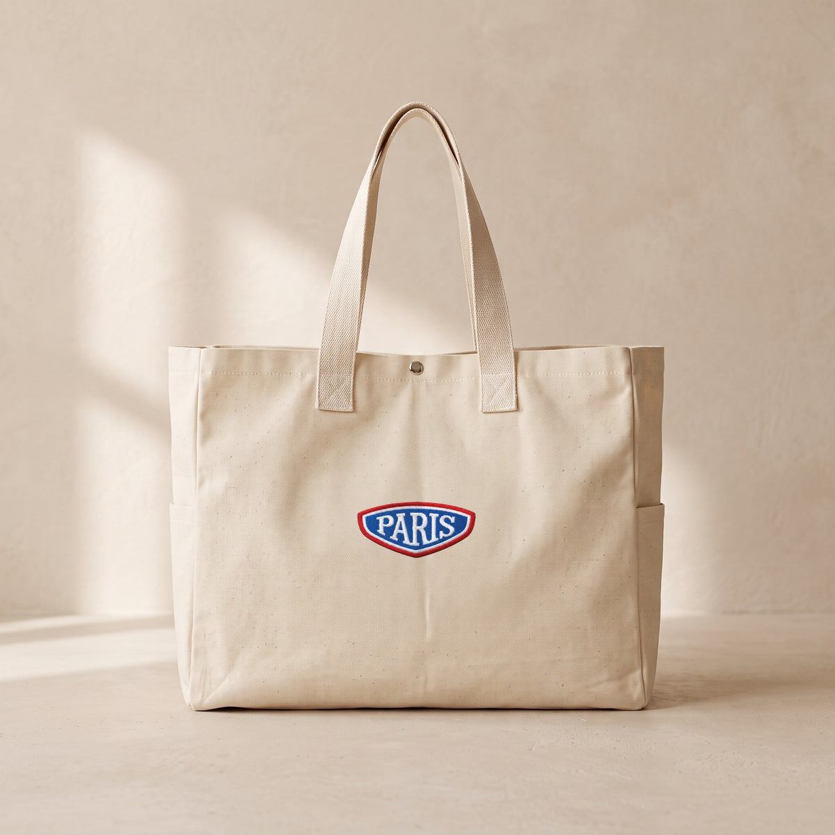 Paris Patch - Çıtçıtlı Tote Bag