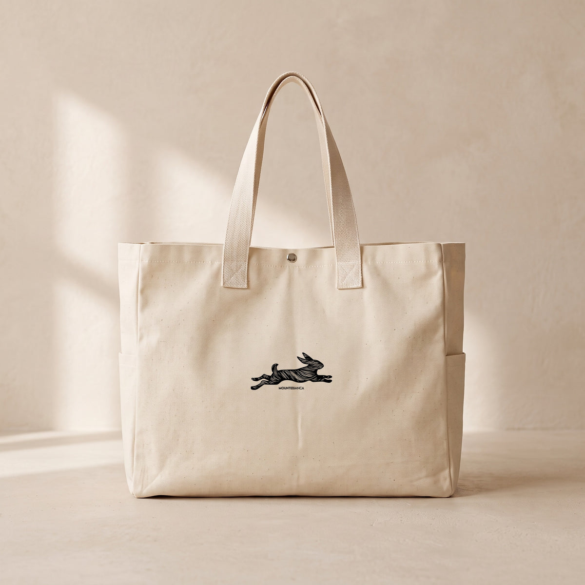 Rabbit - Çıtçıtlı Tote Bag
