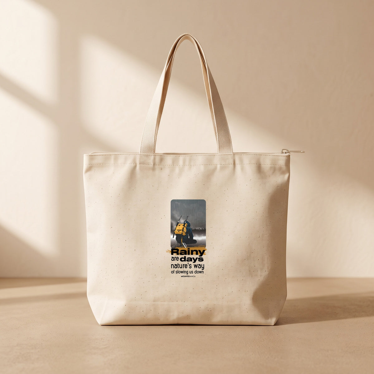 Rainy Day - Fermuarlı Tote Bag