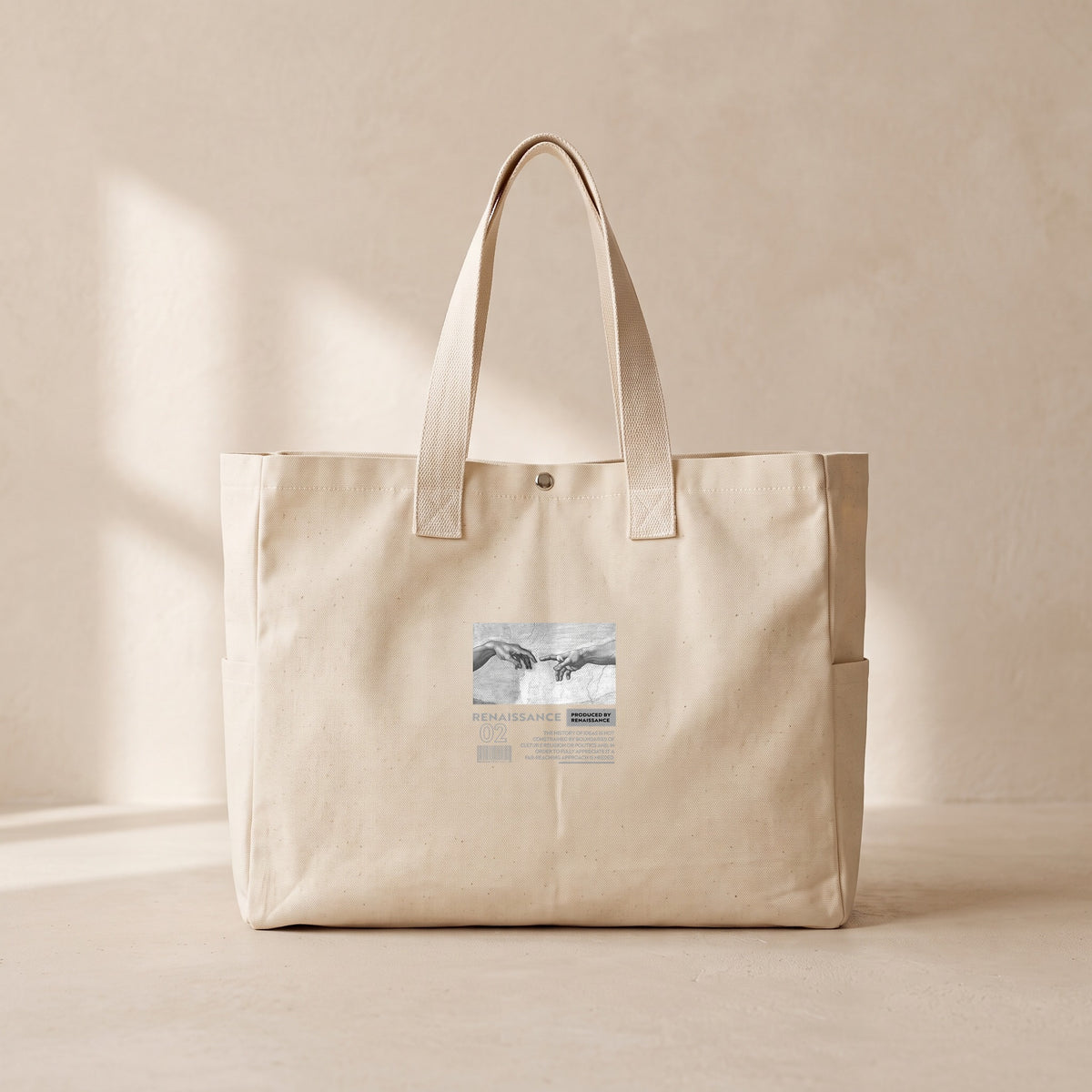 Renaissance - Çıtçıtlı Tote Bag