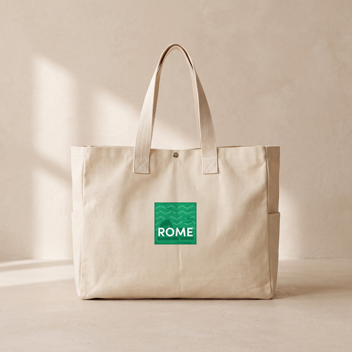 Rome - Çıtçıtlı Tote Bag