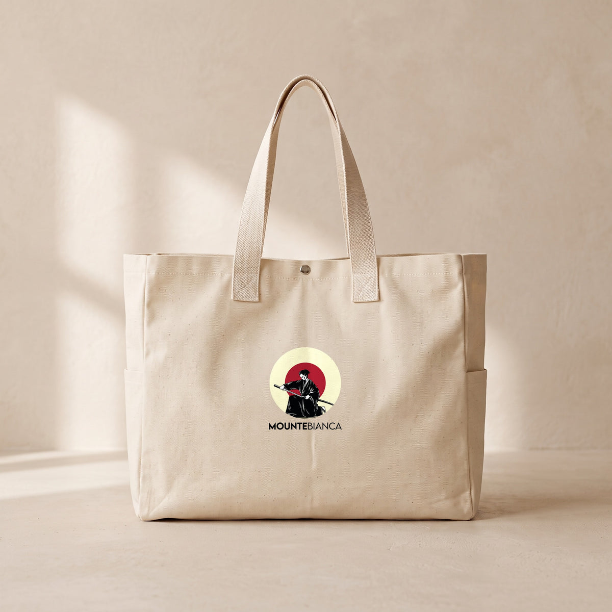 Samurai - Çıtçıtlı Tote Bag