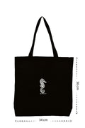 Seahorse - Kanvas Çanta - Siyah