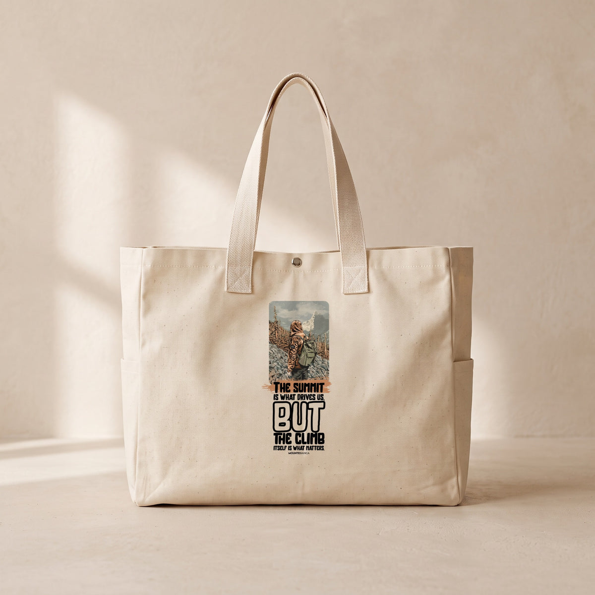 Self Climb - Çıtçıtlı Tote Bag