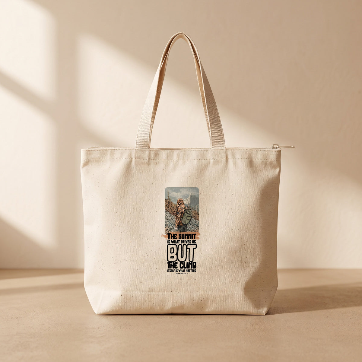 Self Climb - Fermuarlı Tote Bag