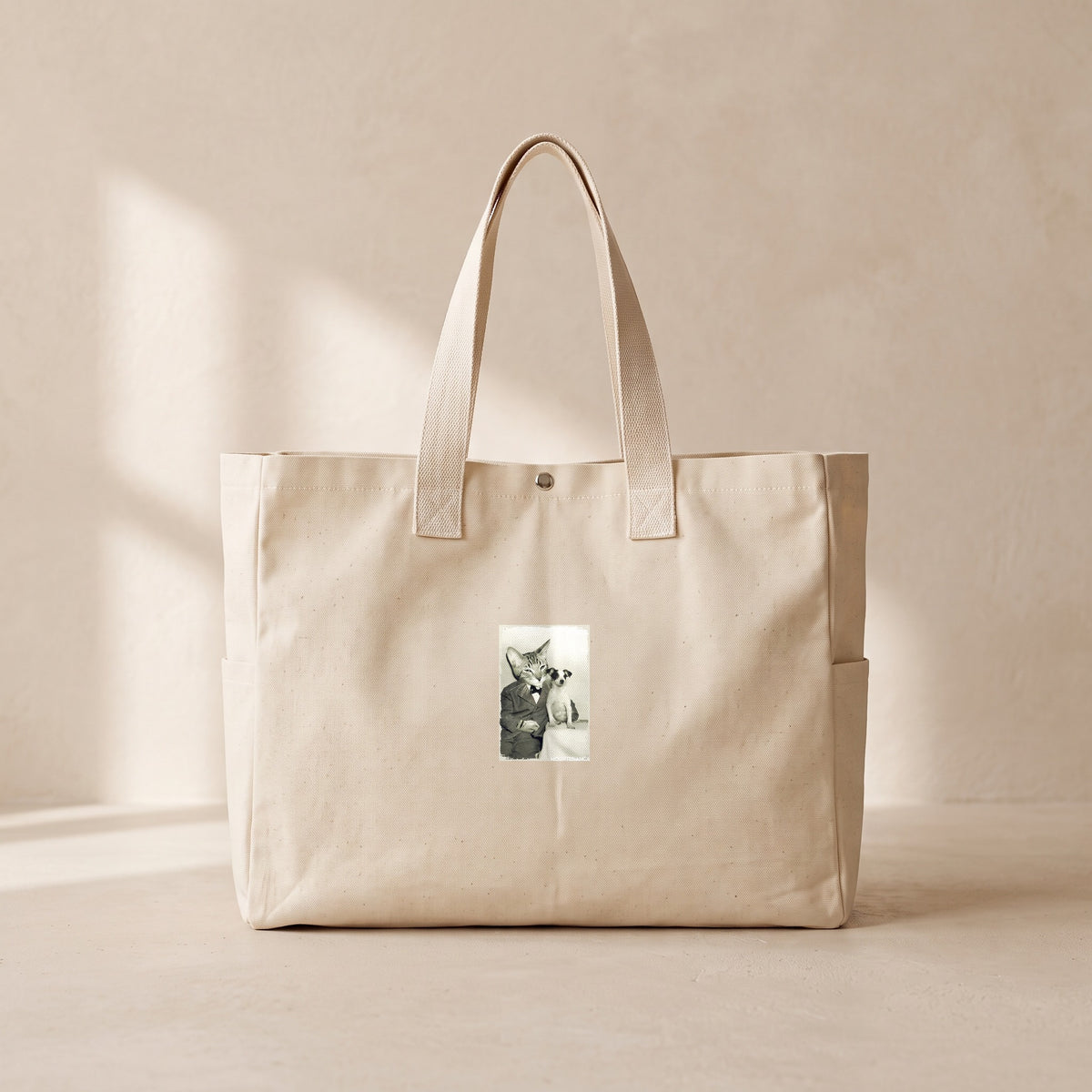 Signor Pace - Çıtçıtlı Tote Bag