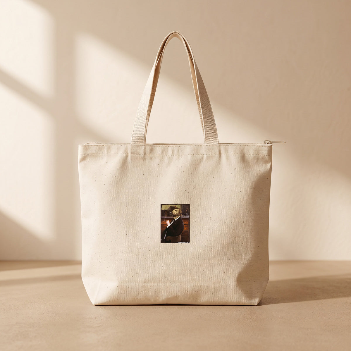 Signor Societa - Fermuarlı Tote Bag
