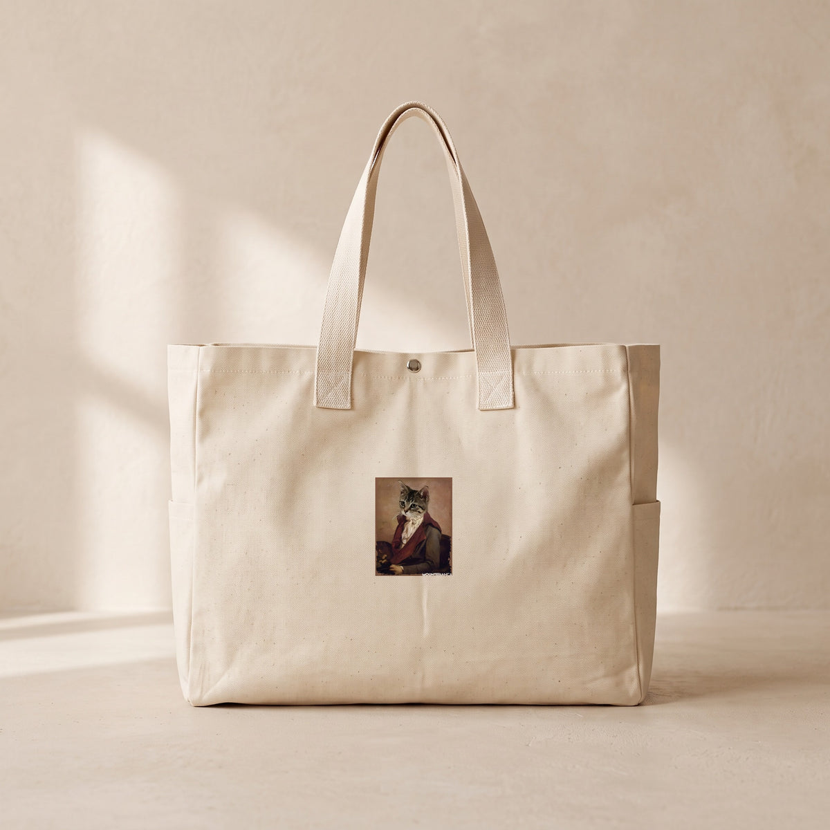 Signor Tekir - Çıtçıtlı Tote Bag