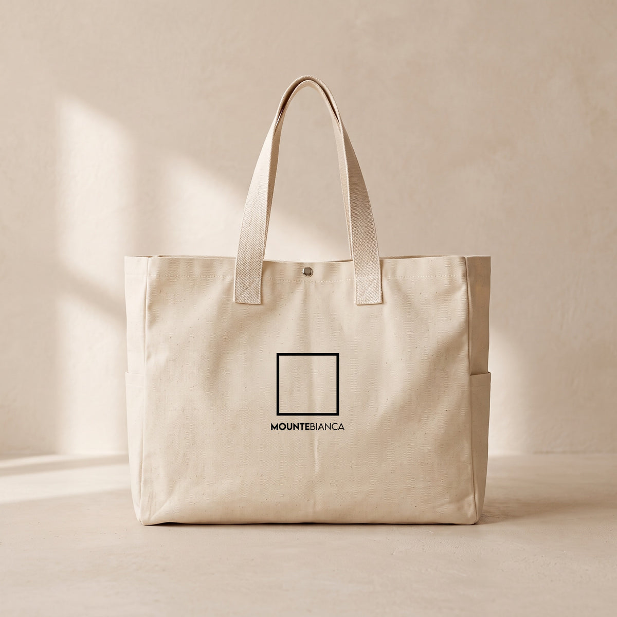 Square - Çıtçıtlı Tote Bag