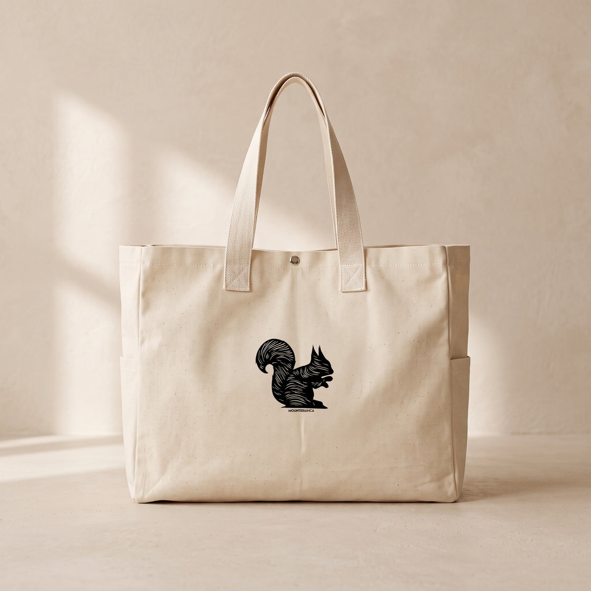 Squirrel - Çıtçıtlı Tote Bag