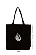 Swan - Kanvas Çanta - Siyah
