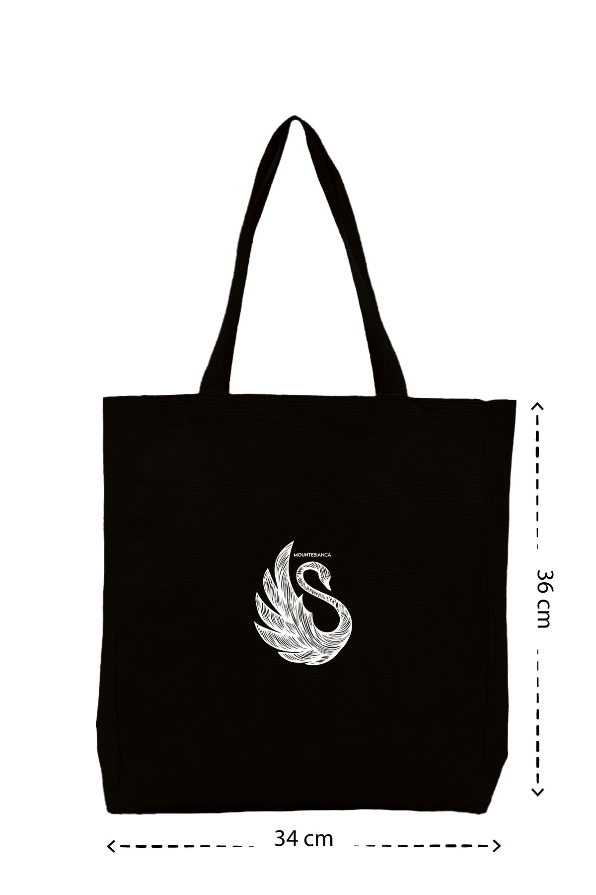 Swan - Kanvas Çanta - Siyah