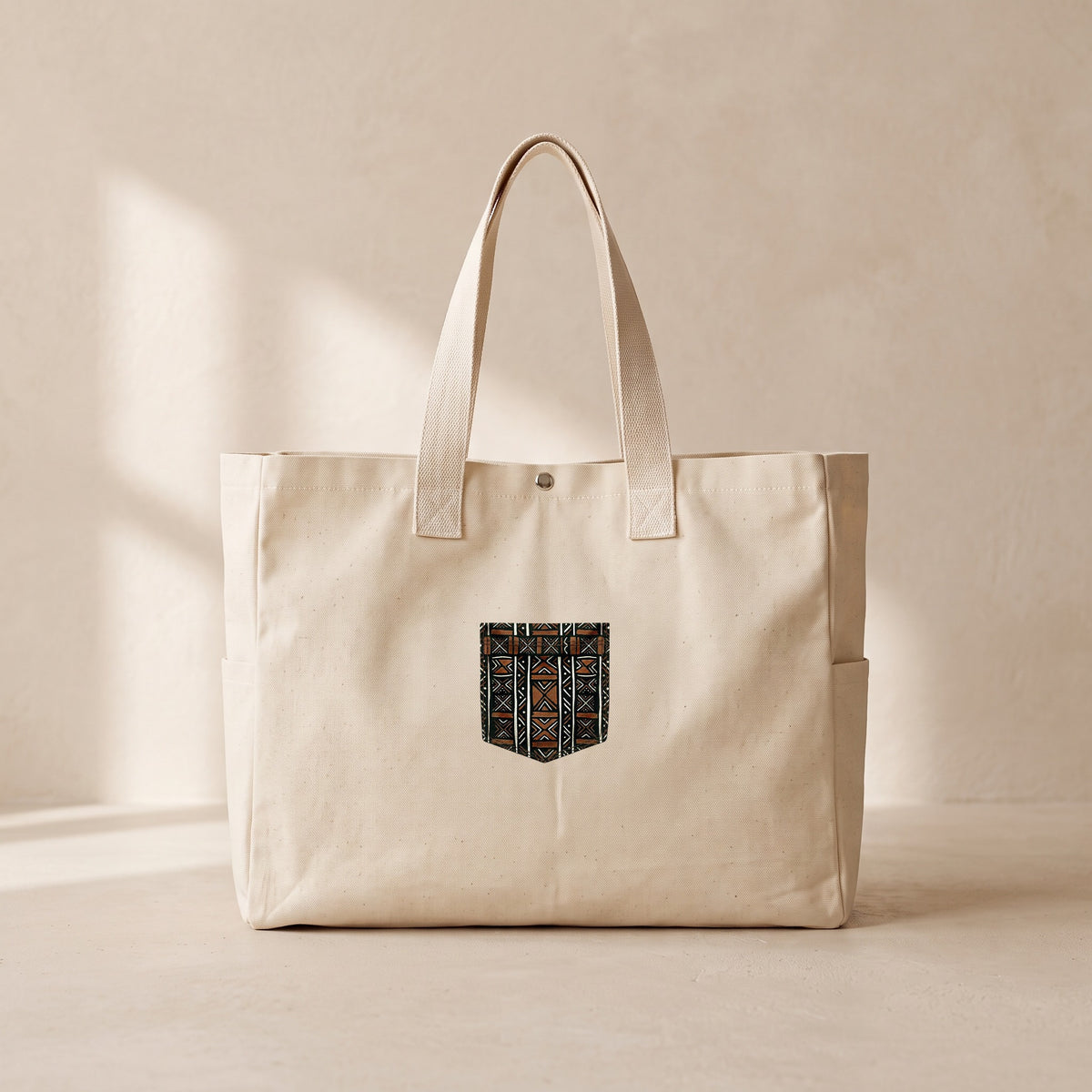 Terra - Çıtçıtlı Tote Bag