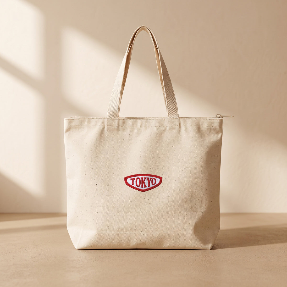 Tokyo Patch - Fermuarlı Tote Bag