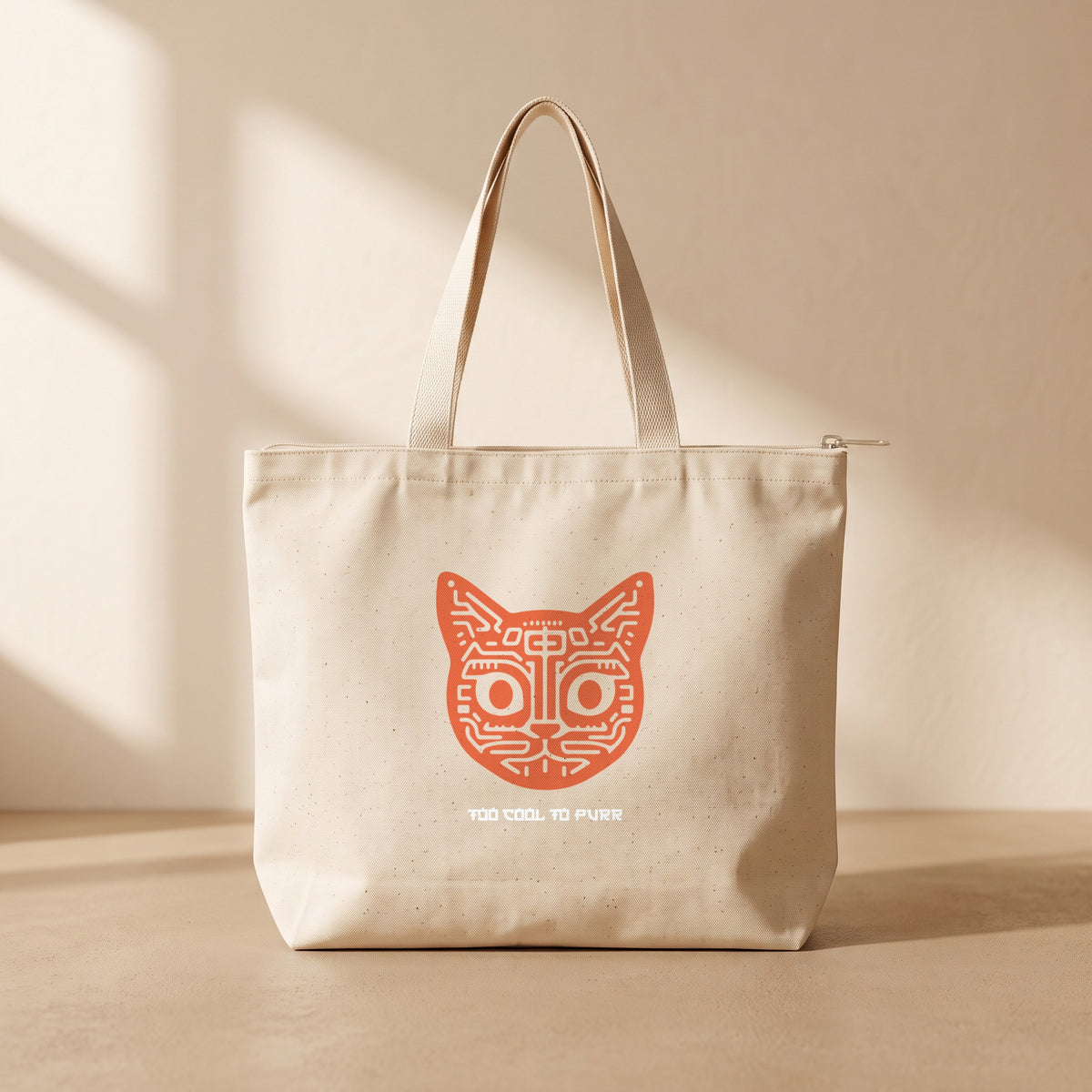 Trail - Fermuarlı Tote Bag