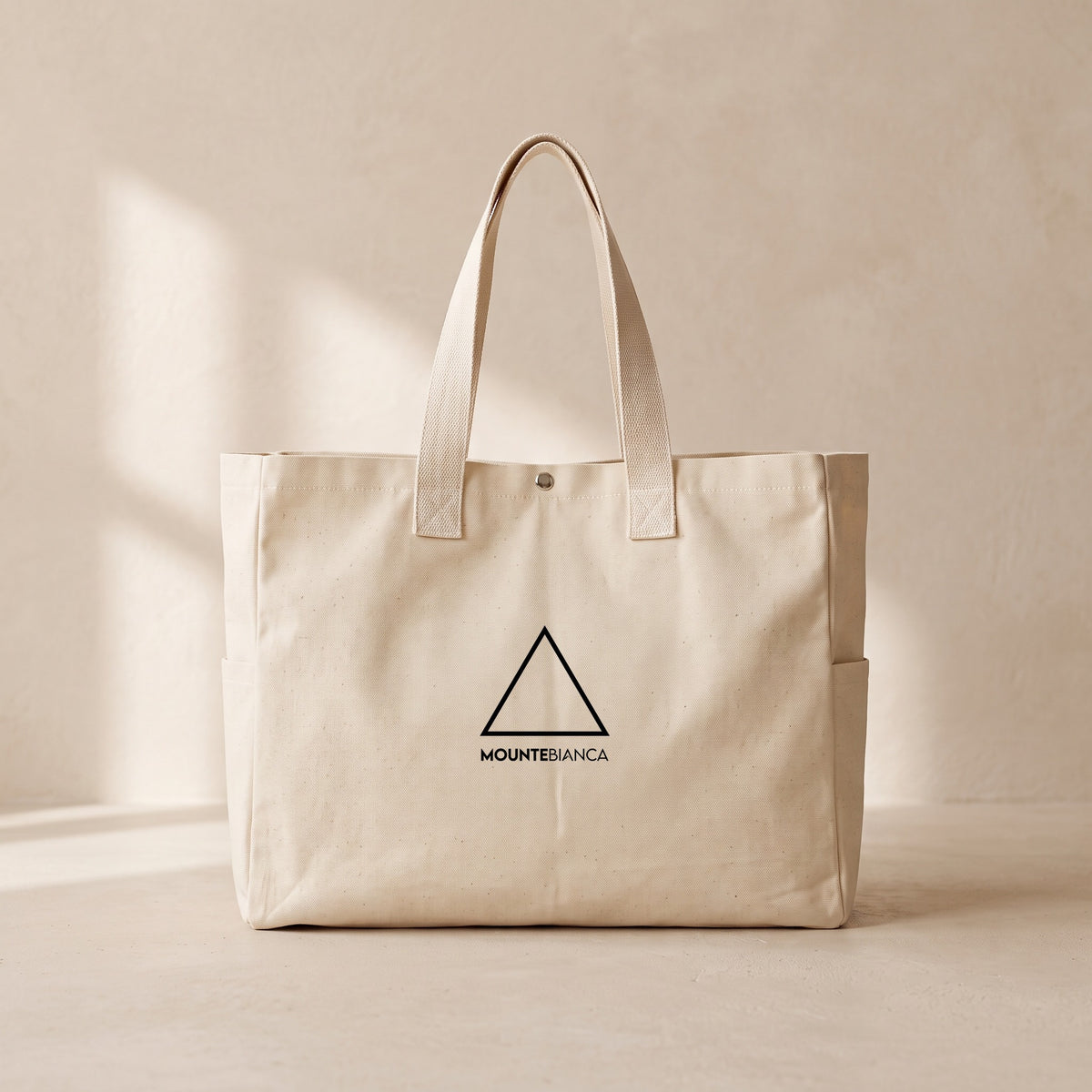 Triangle - Çıtçıtlı Tote Bag