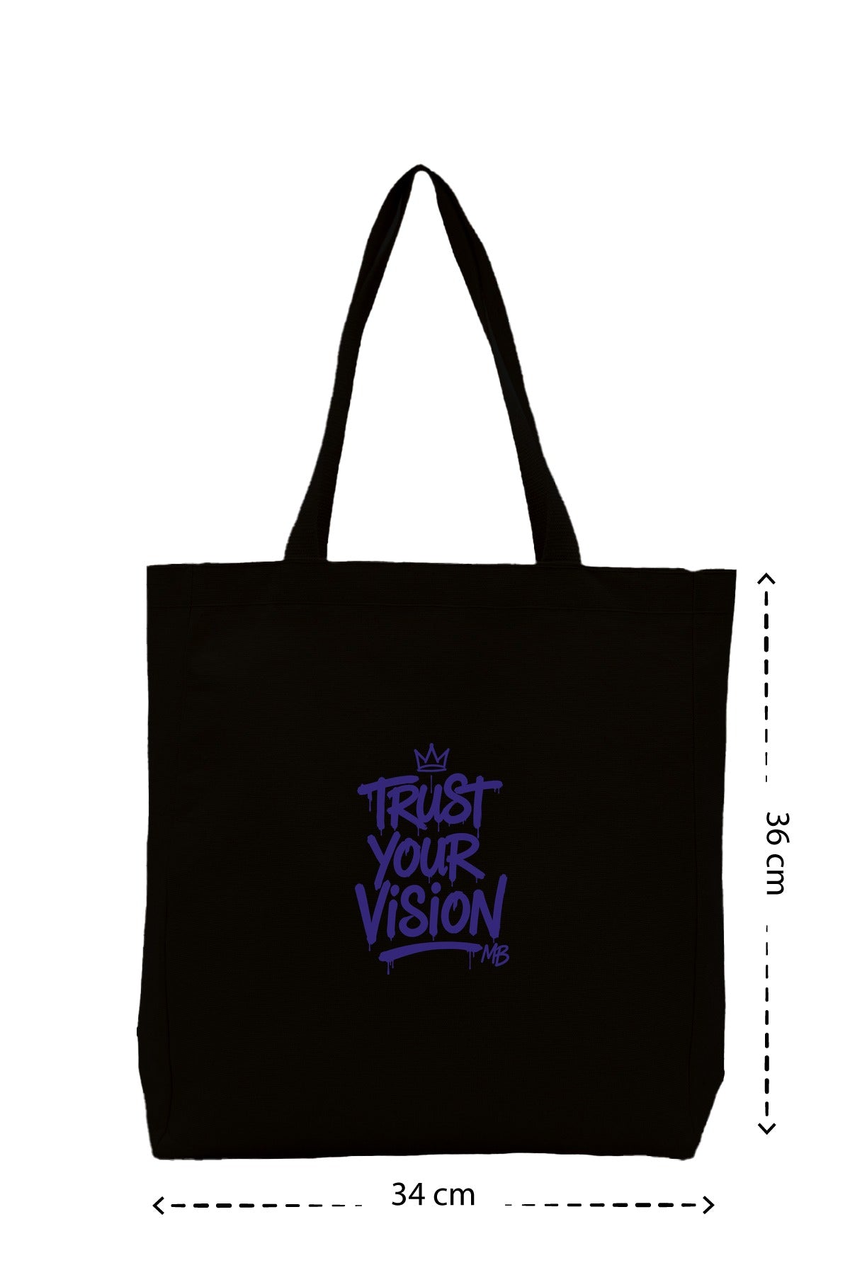 Trust Your Vision - Kanvas Çanta - Siyah