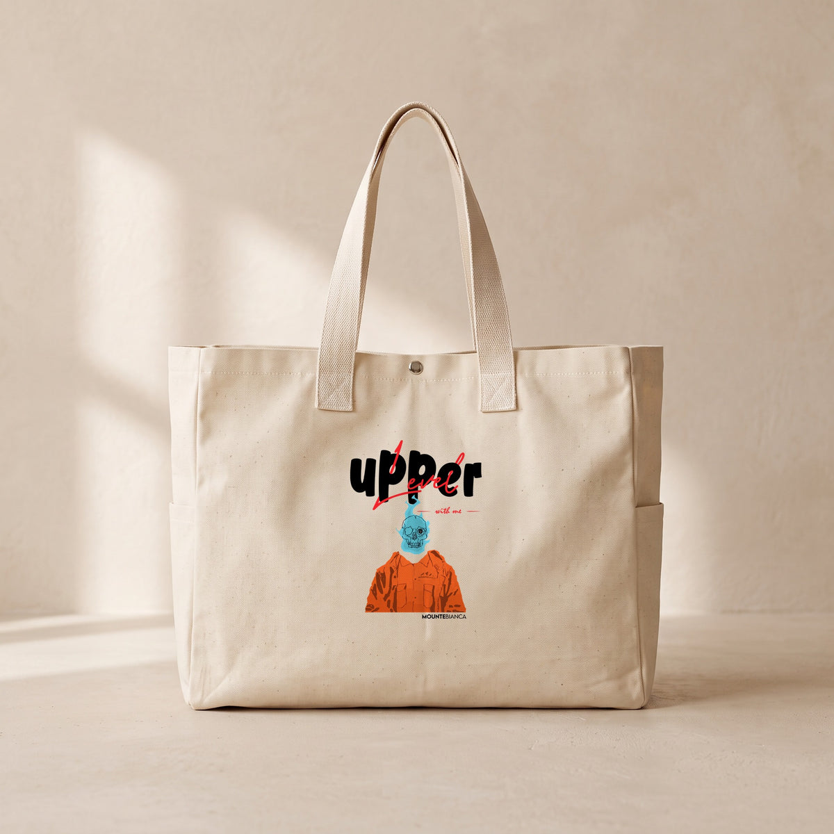 Upper Level - Çıtçıtlı Tote Bag