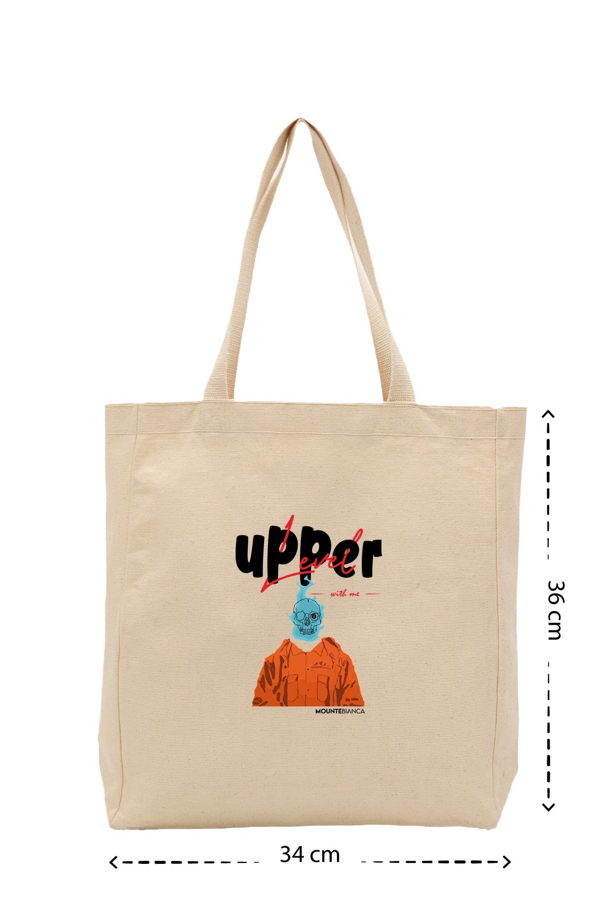 Upper Level - Kanvas Çanta - Krem