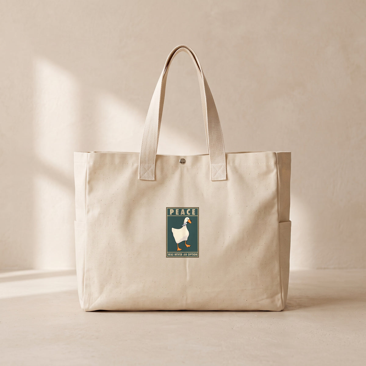 Was Never An Option - Çıtçıtlı Tote Bag