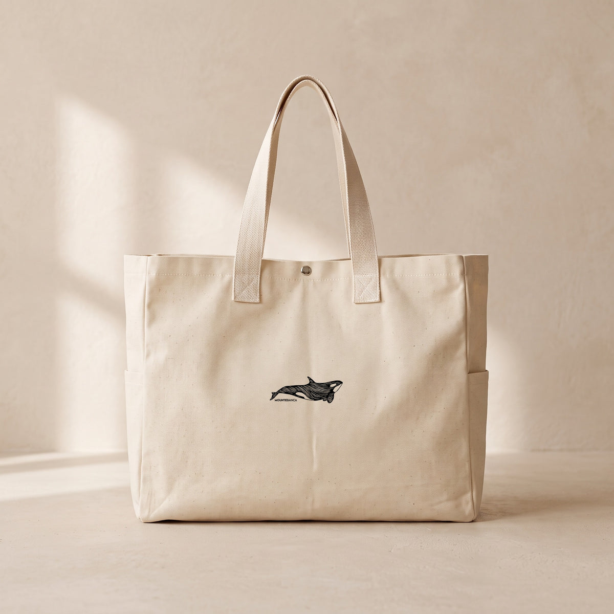 Whale - Çıtçıtlı Tote Bag